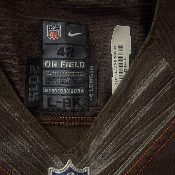 Cleveland Browns On Field Game Worn Jersey - Picture 2 of 2